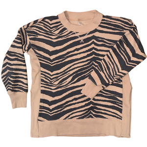 Aerie Oversized Animal Print Sweatshirt Size Medium